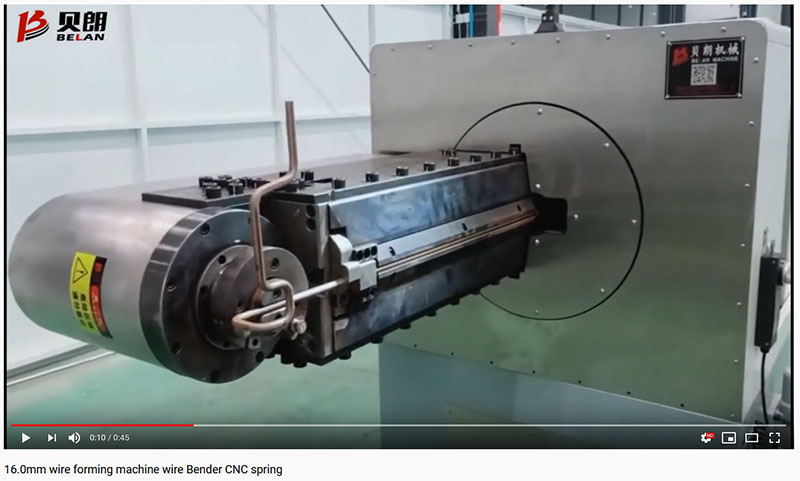 Video de la máquina formadora de alambre de torneado 16.0mm