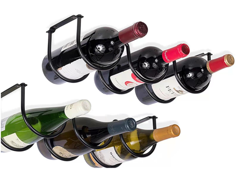 Wire bending machine produces wire wine stand