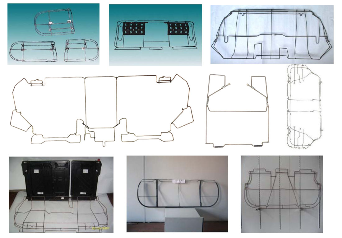 Double-headed stereo Wire Bending Machine samples double wire bending machine samples