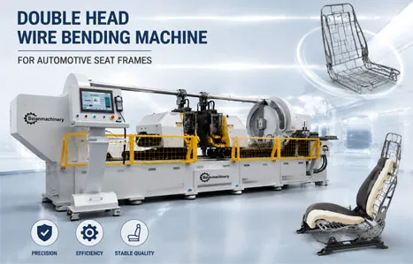 Double Head Wire Bending Machine for Automotive Seat Frames