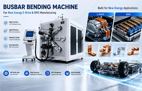 BL-TP Series Busbar Bending Machine: Revolutionizing New Energy E-Drive & BMS Manufacturing