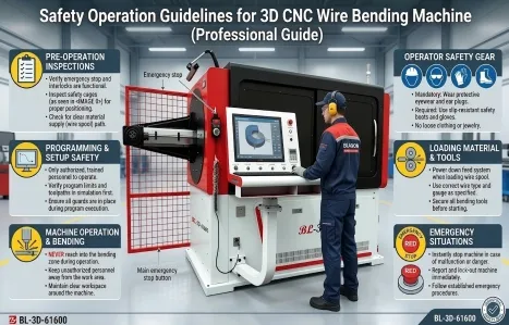 Safety Operation Guidelines for 3D CNC Wire Bending Machine (Professional Guide)