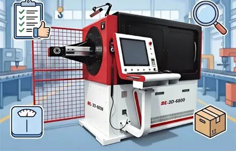 Export CNC Wire Bending Machine Pre-Shipment Preparation | BELAN Full Inspection Process