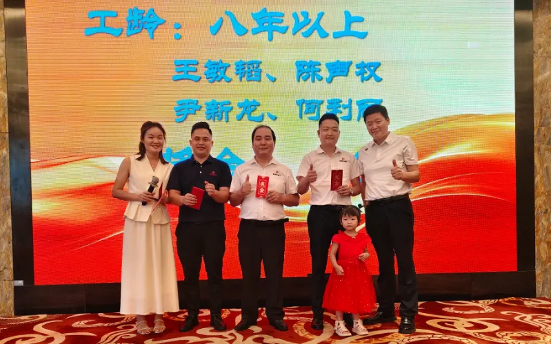 Belan Automation 10th Anniversary Long-Service Employee Recognition